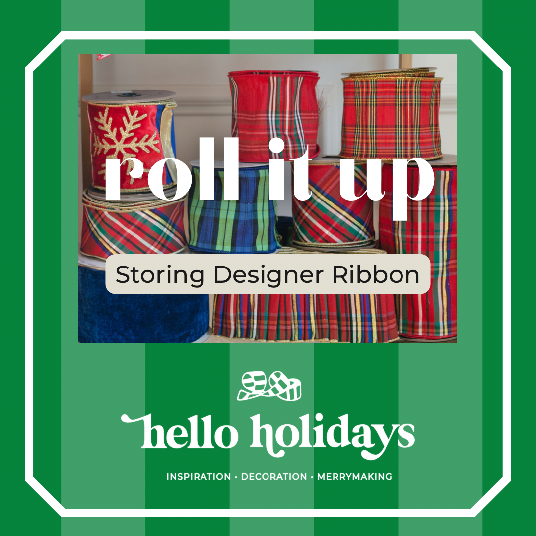 roll it up- storing ribbon