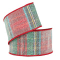Frosted Alford Plaid Ribbon