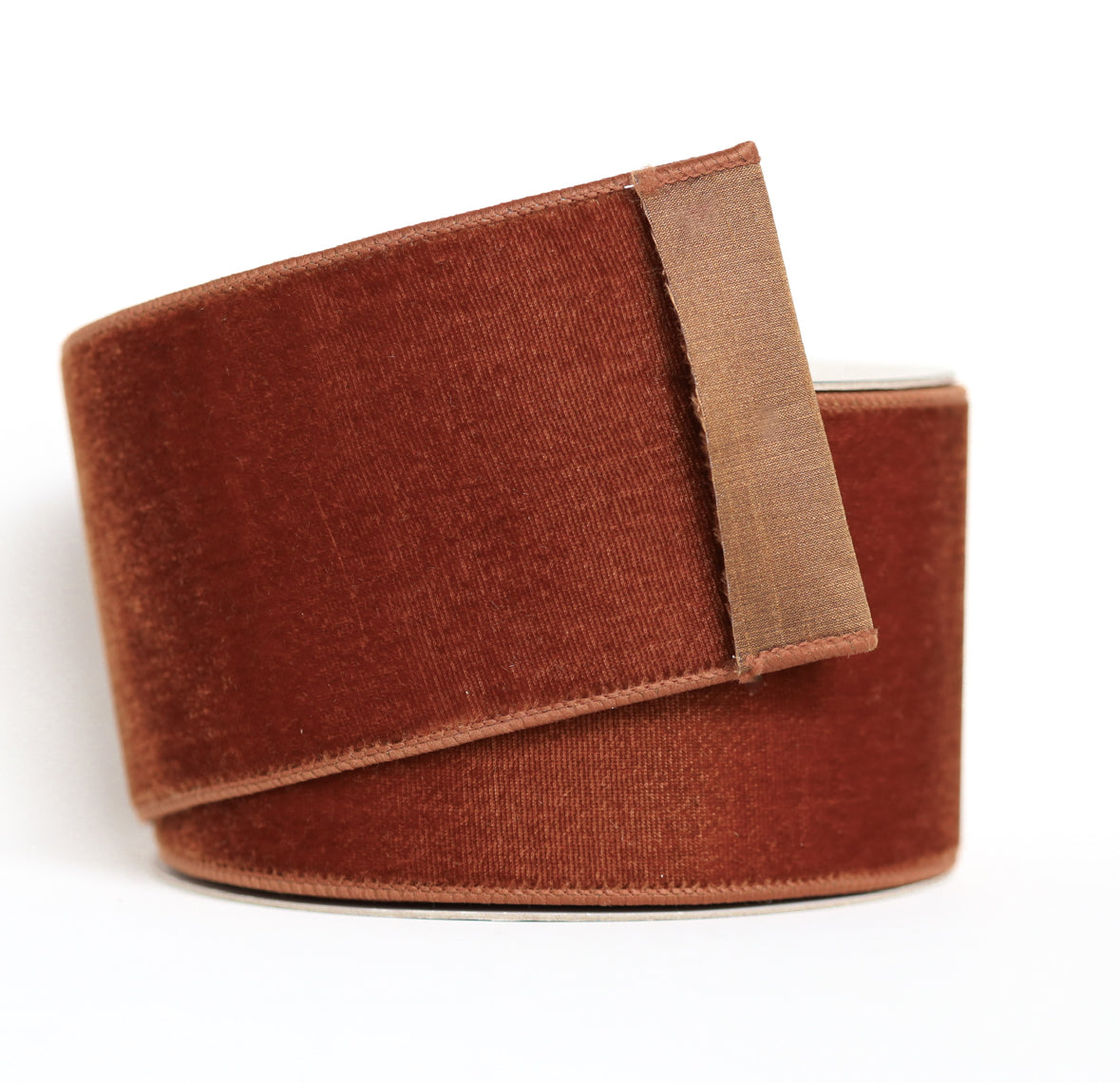 Pecan Brown Velvet Ribbon - LIMITED STOCK