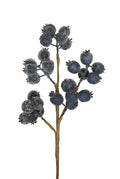Beaded Blue Berry Spray