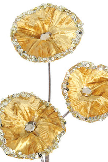 Gold Christmas Glory Poppy