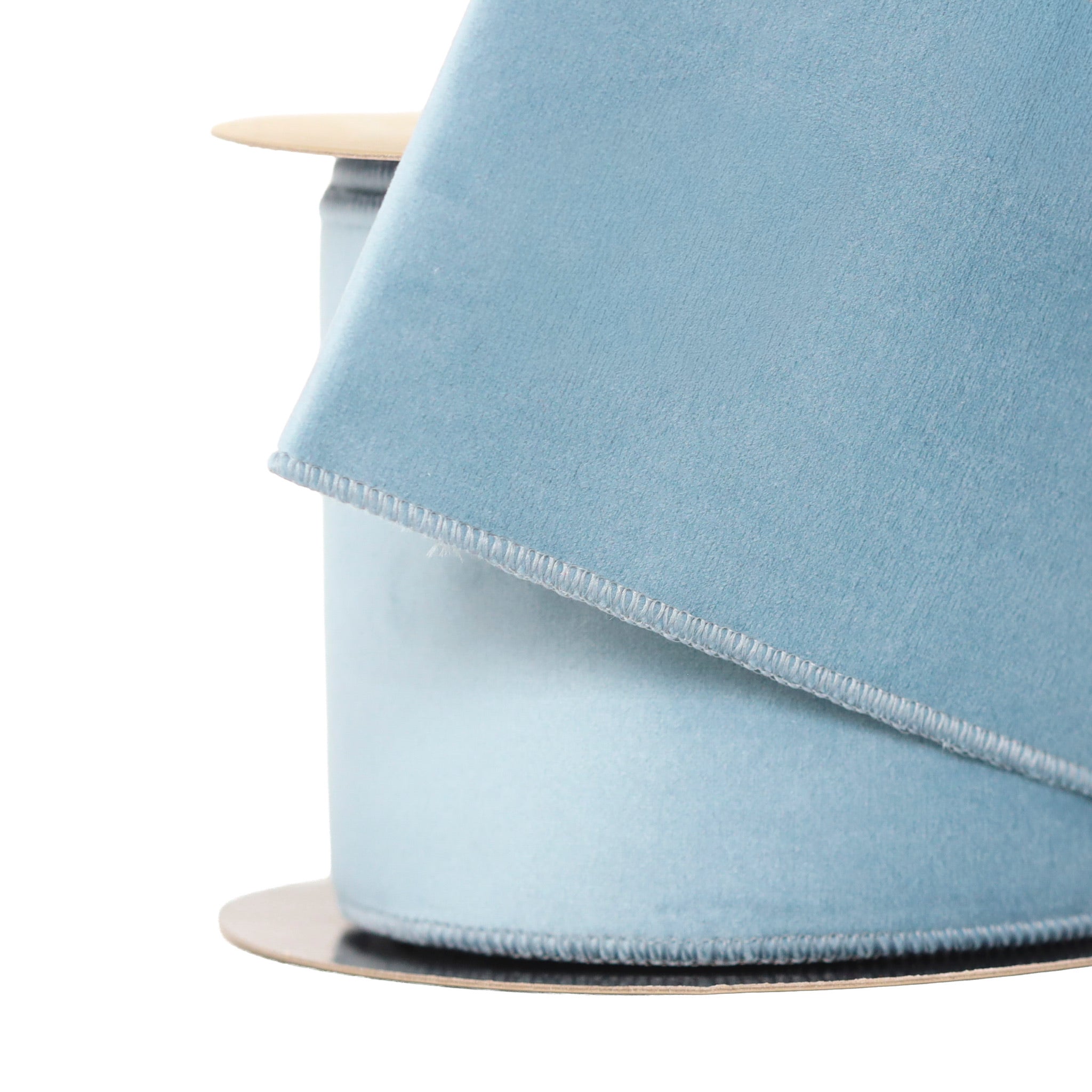 Soft Blue Velvet Taffeta
