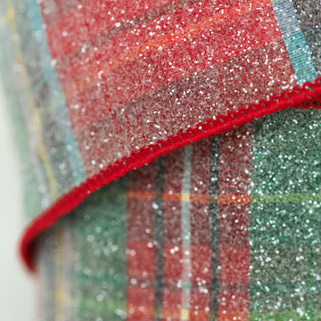 Frosted Alford Plaid Ribbon