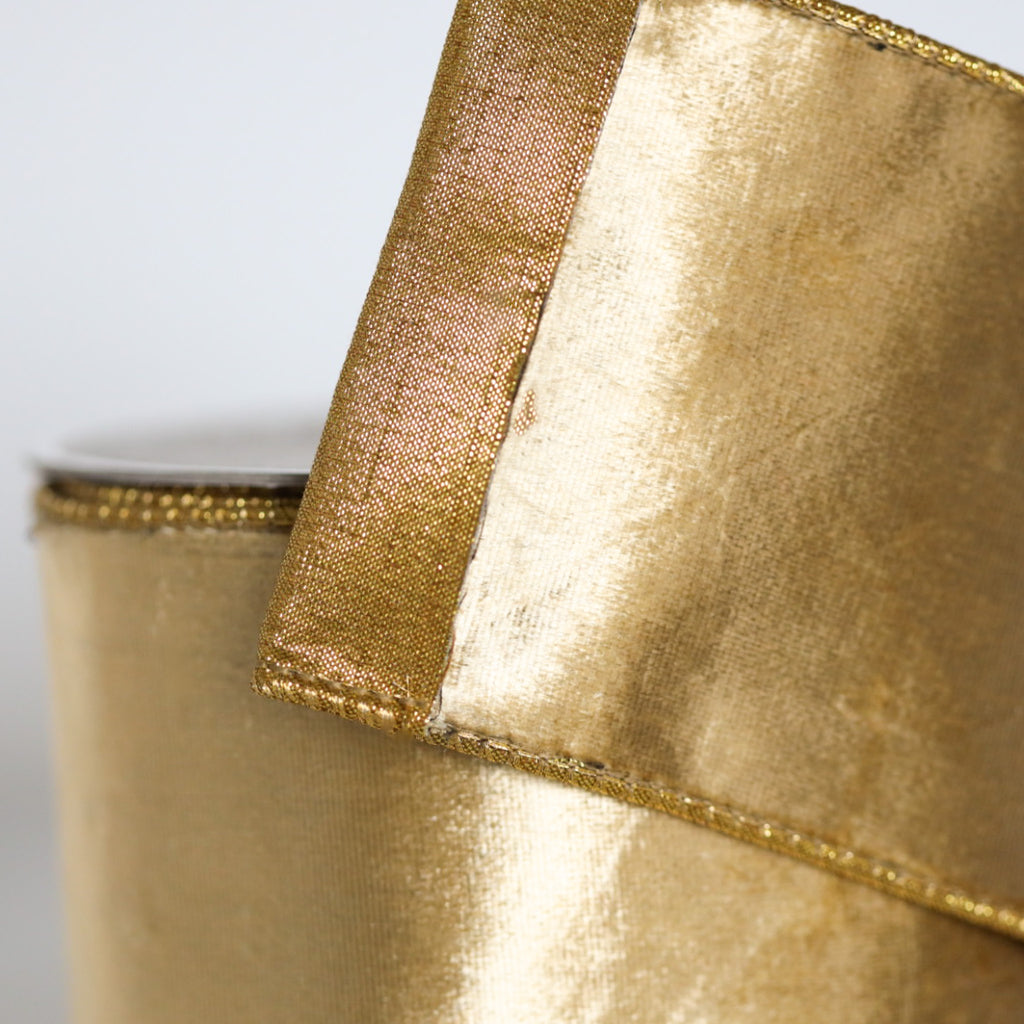 Gold Velvet Ribbon