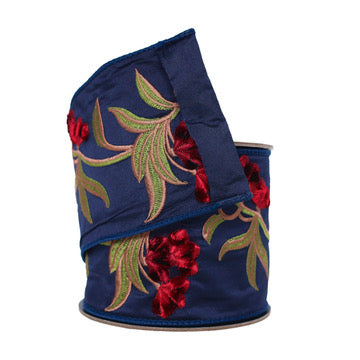 English Garden Embroidered Ribbon