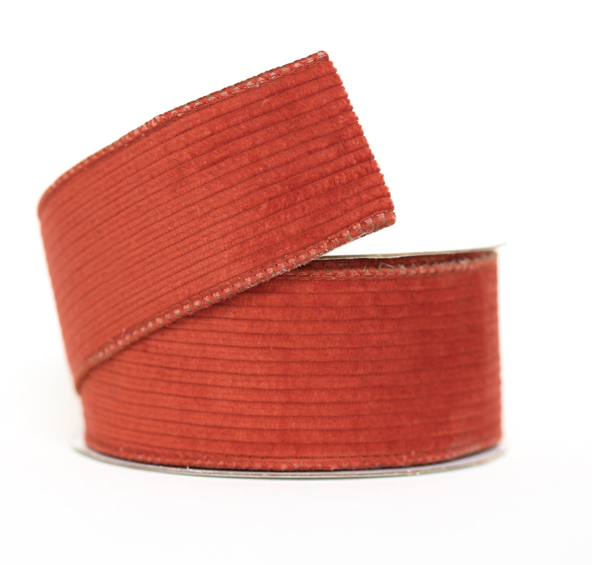 Burnt Sienna Corduroy Ribbon