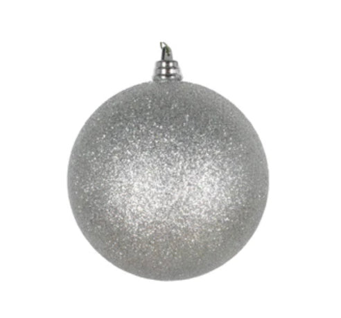 Glitter Ball Ornament - Available in Multiple Colors