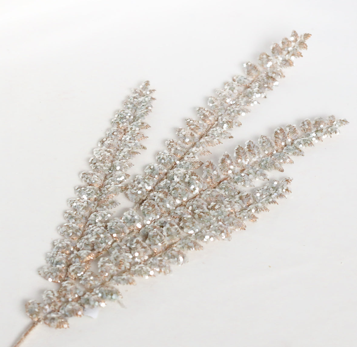 Glittered Fern Spray