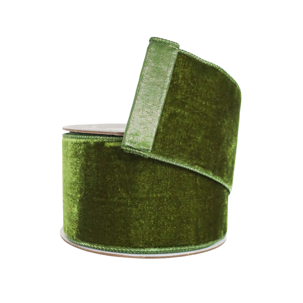 Forest Green Velvet Luster