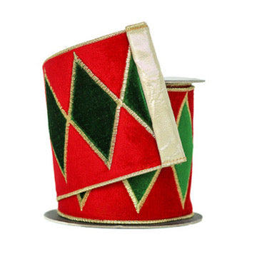 Drum Diamond Plush Velvet Ribbon