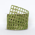 Natural Glitz Forest Green Ribbon