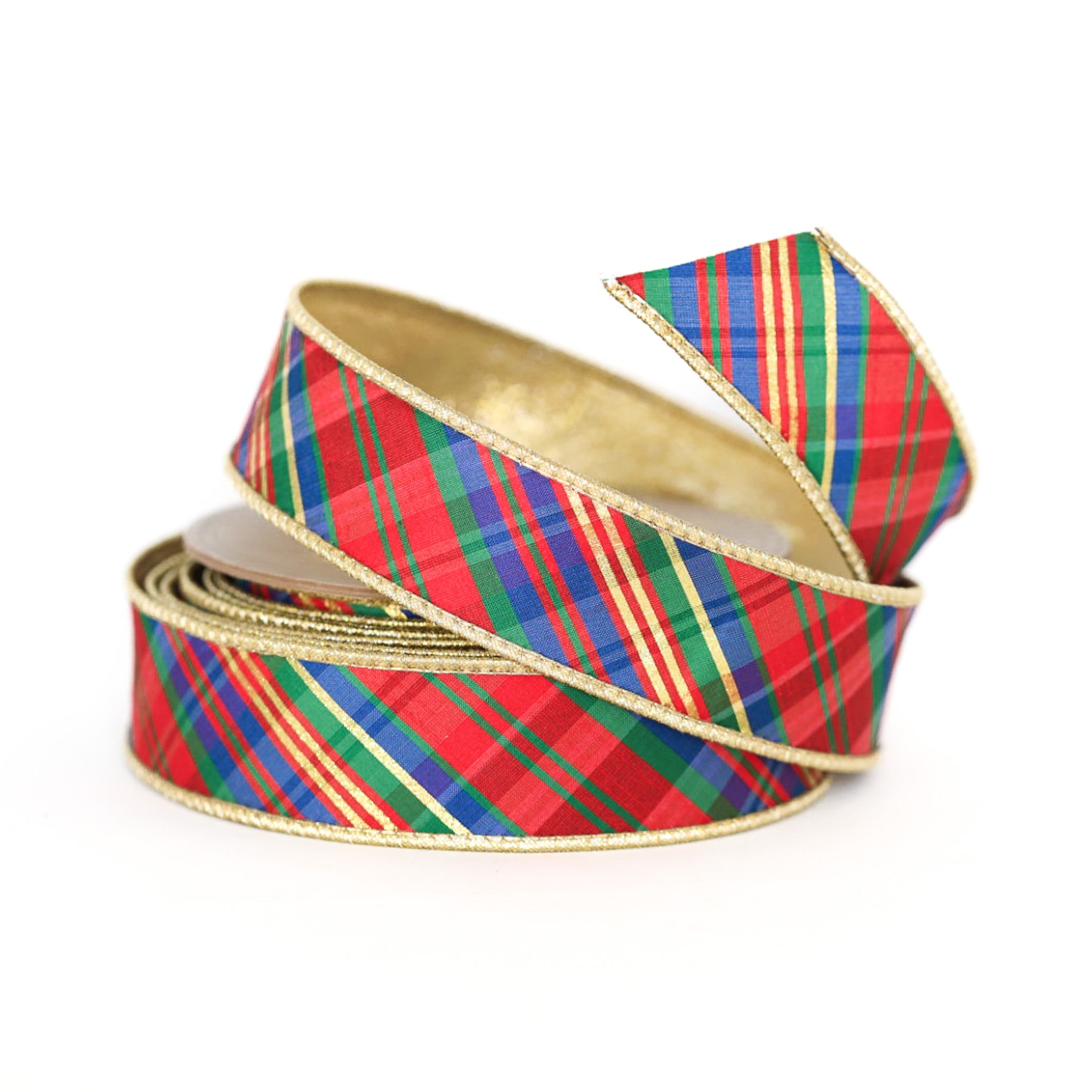 Yuletide Plaid Ribbon - Available in Two Sizes