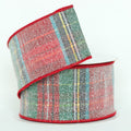 Frosted Alford Plaid Ribbon