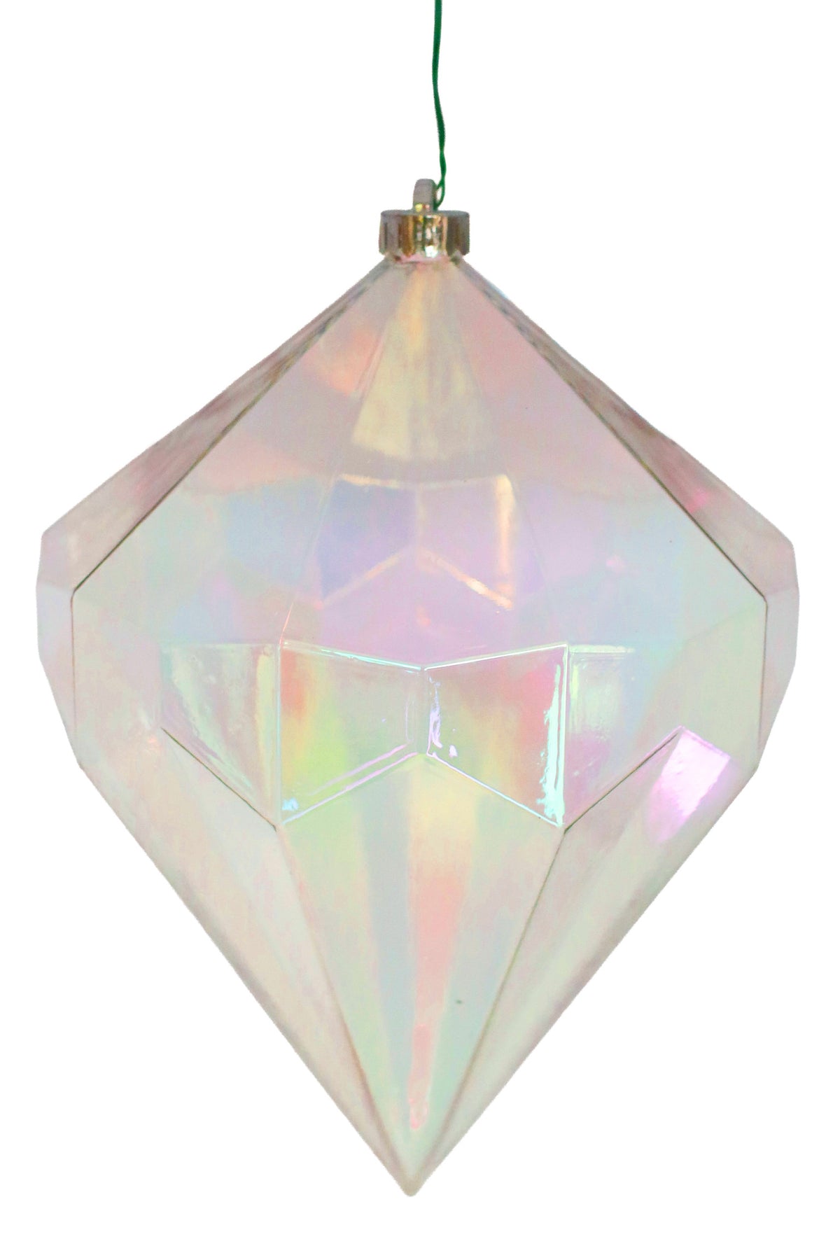 Iridescent Quartz Crystal Ornament 12"