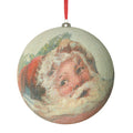 Beaded Santa Ball Ornament