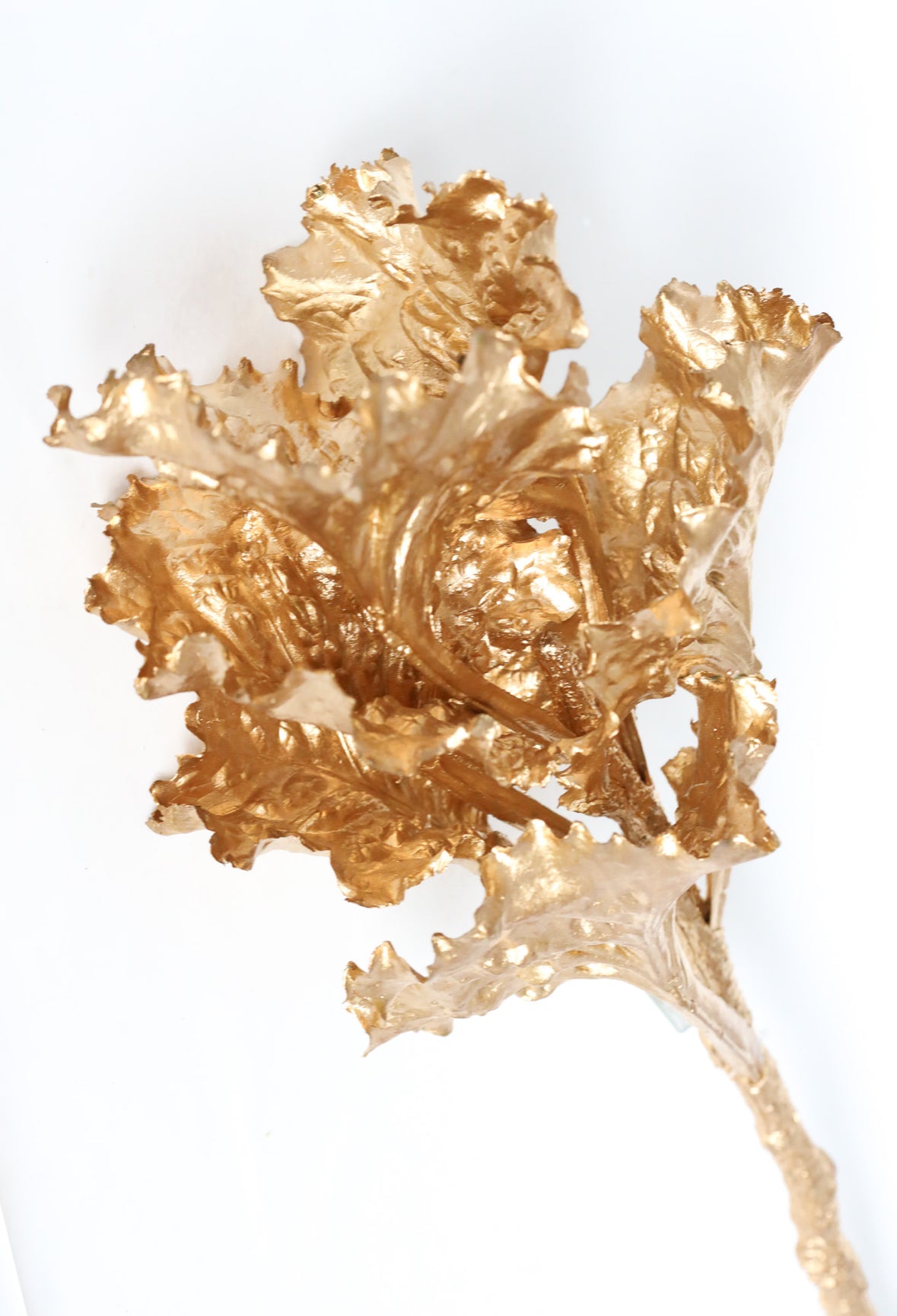 Gold Metallic Leaf Spray