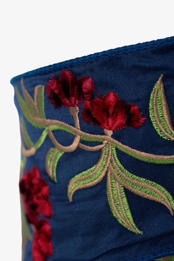 English Garden Embroidered Ribbon