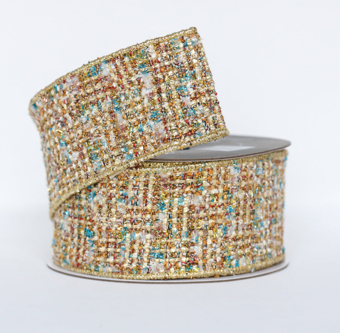 Glamorous Golden Tweed Ribbon - LIMITED STOCK