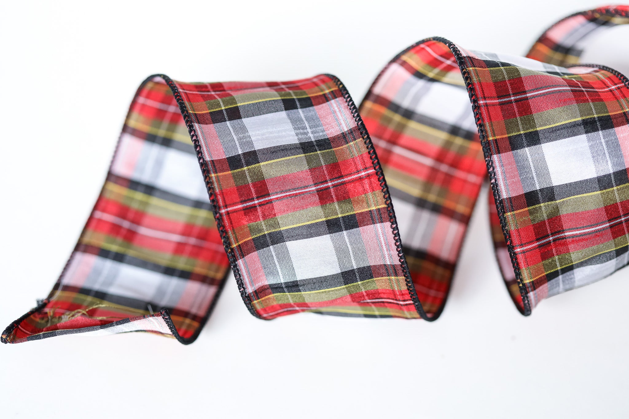 Traditional Holiday Plaid Ribbon