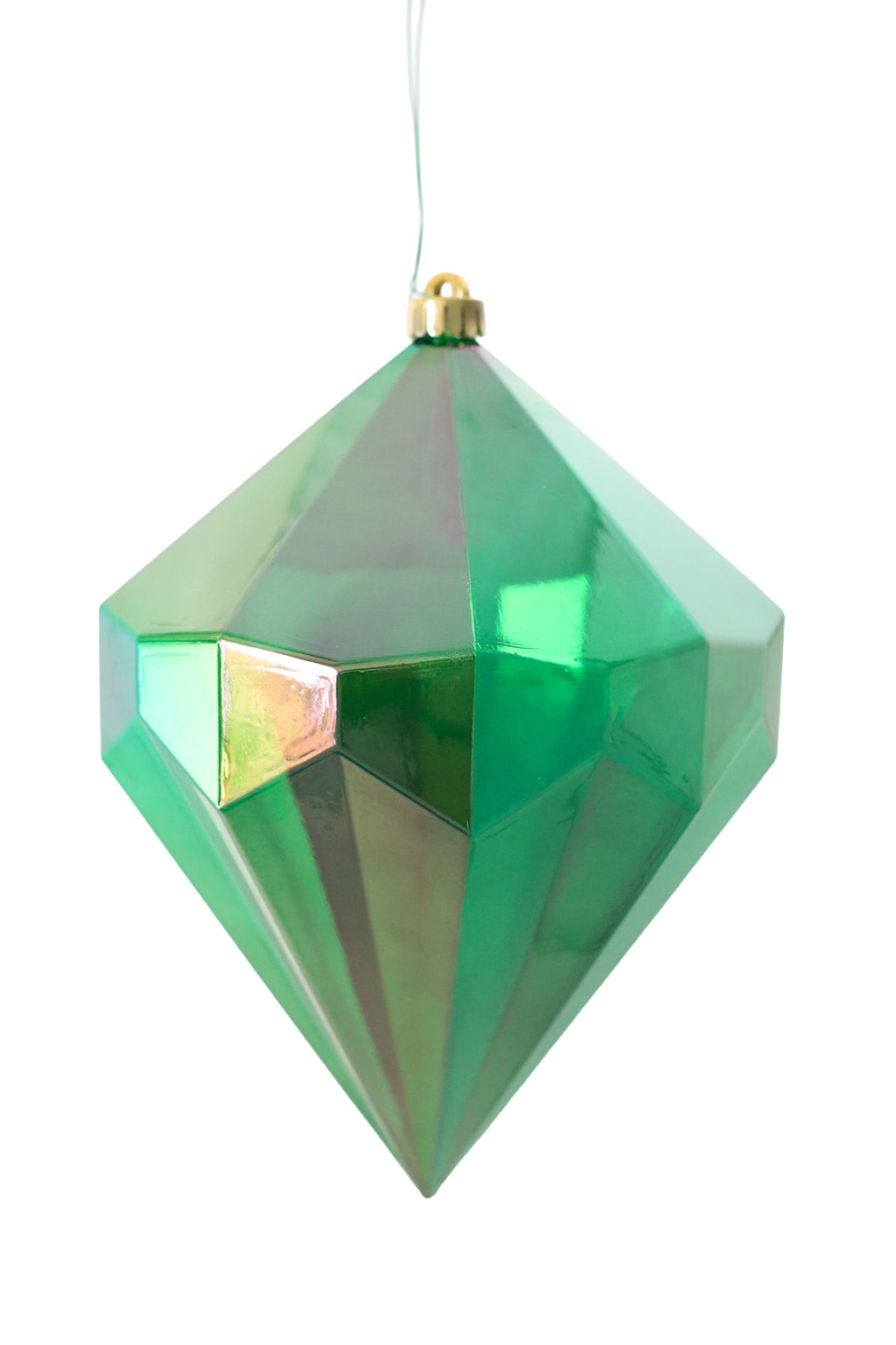 Emerald Quartz Crystal Ornament 12"