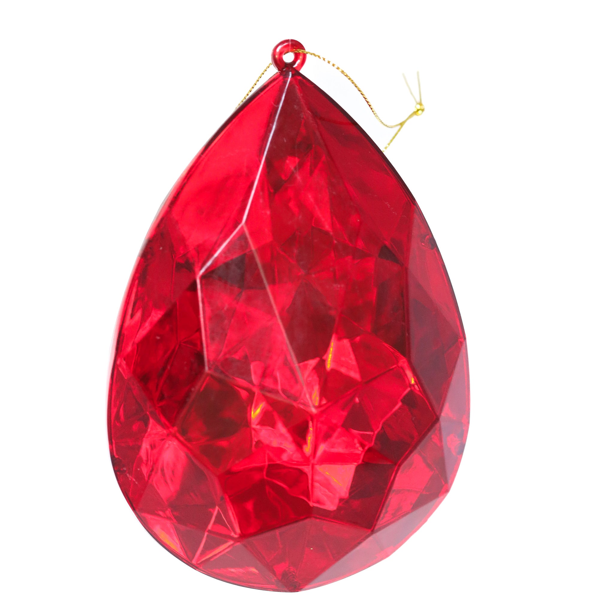 Jewel Drop Ornament - Available in Three Colors