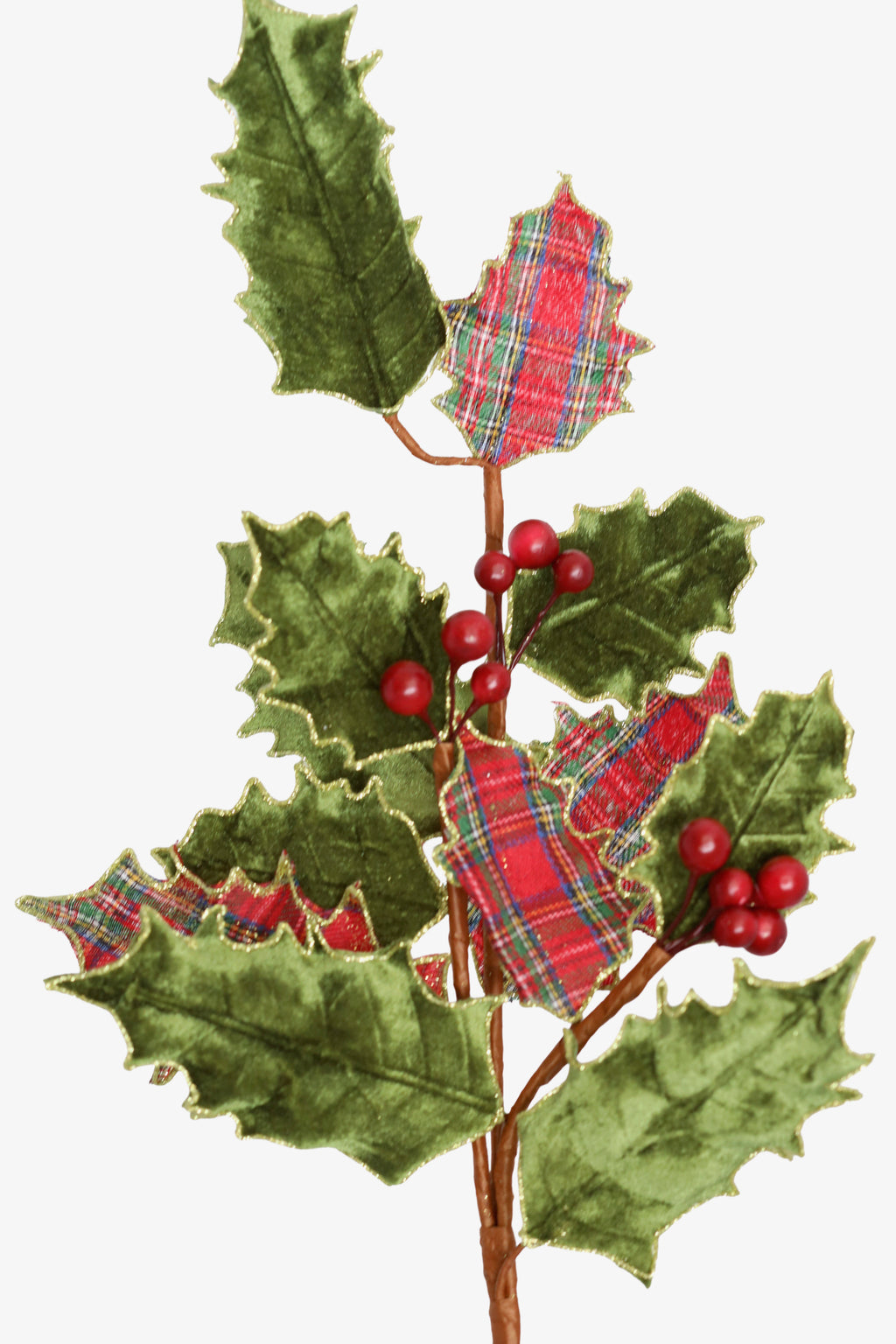 Holly Leaf Spray with Berry