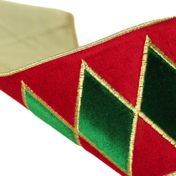 Drum Diamond Plush Velvet Ribbon