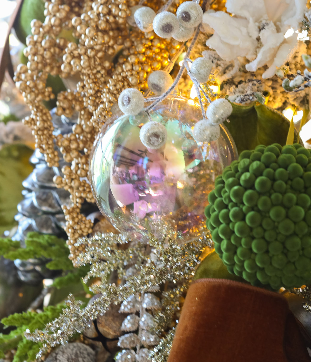 Transparent Ball Ornament - Available in Two Colors