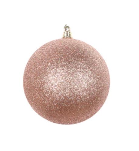Glitter Ball Ornament - Available in Multiple Colors - Split 2024 Pink Sold Out