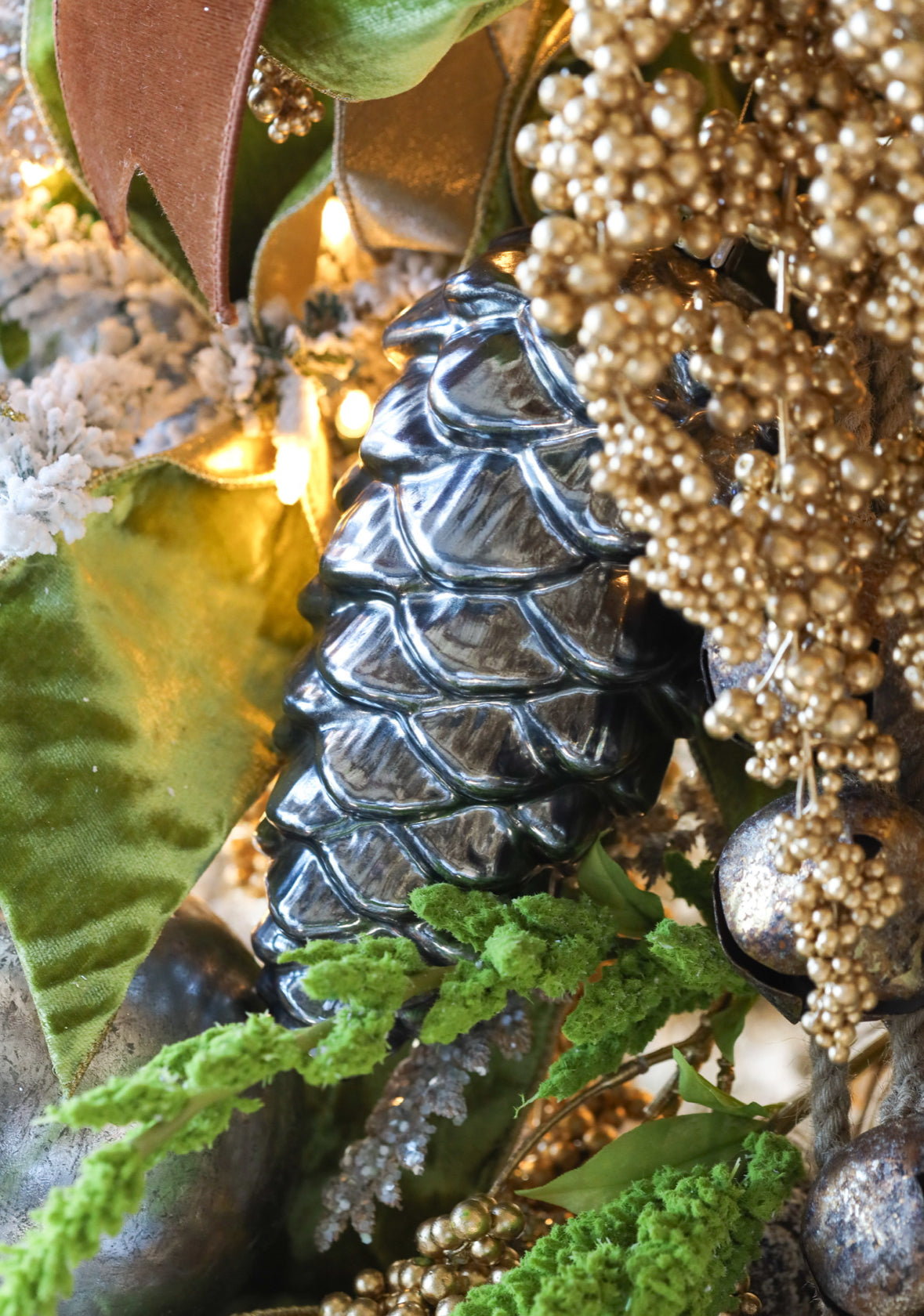 Pinecone Ornament - Available in Two Colors