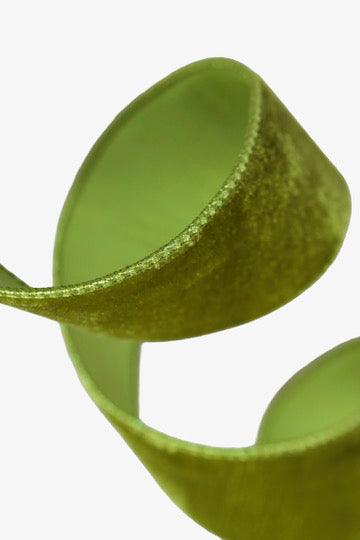 Lime Green Velvet