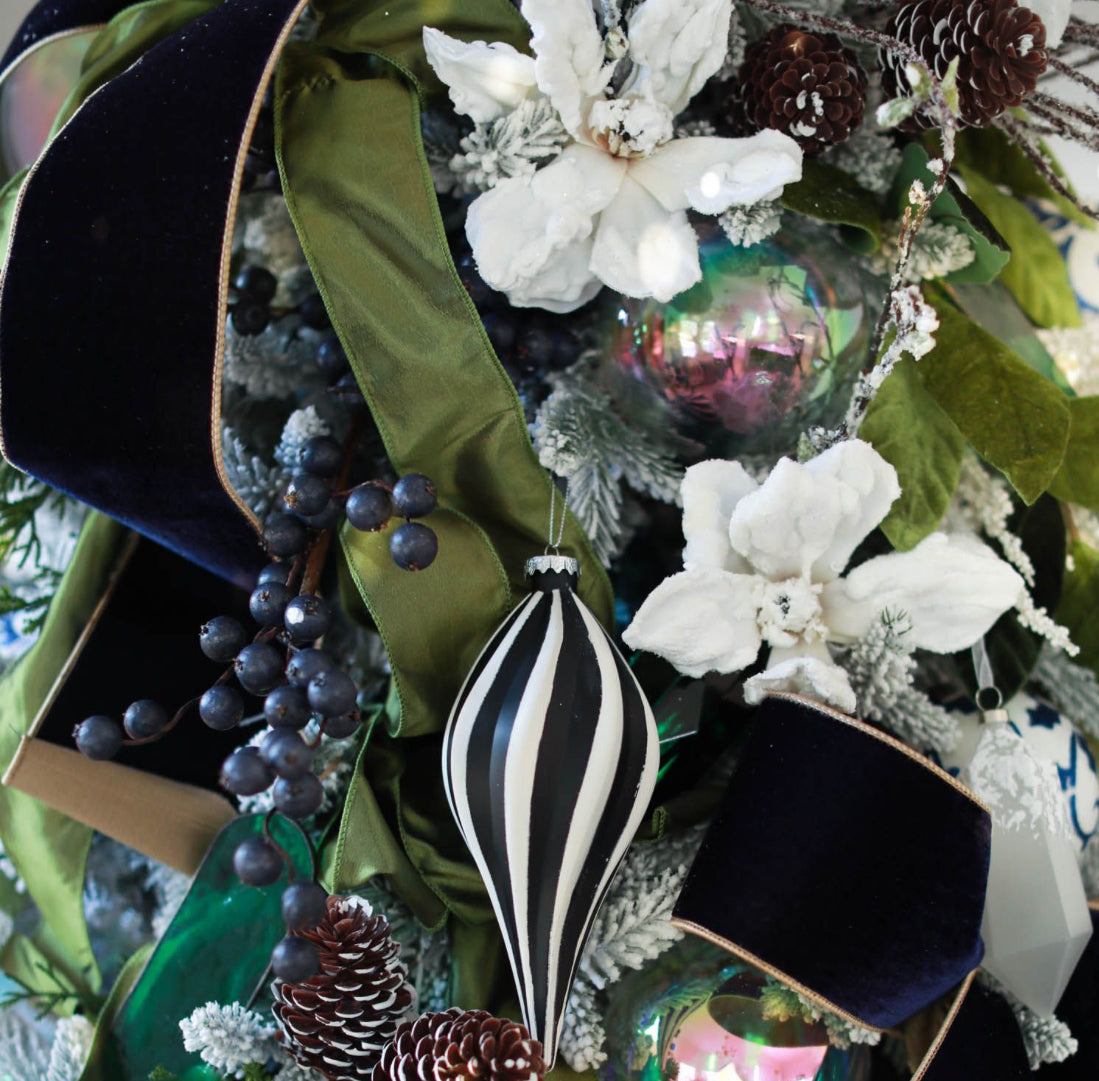 Midnight Blue Velvet Ribbon