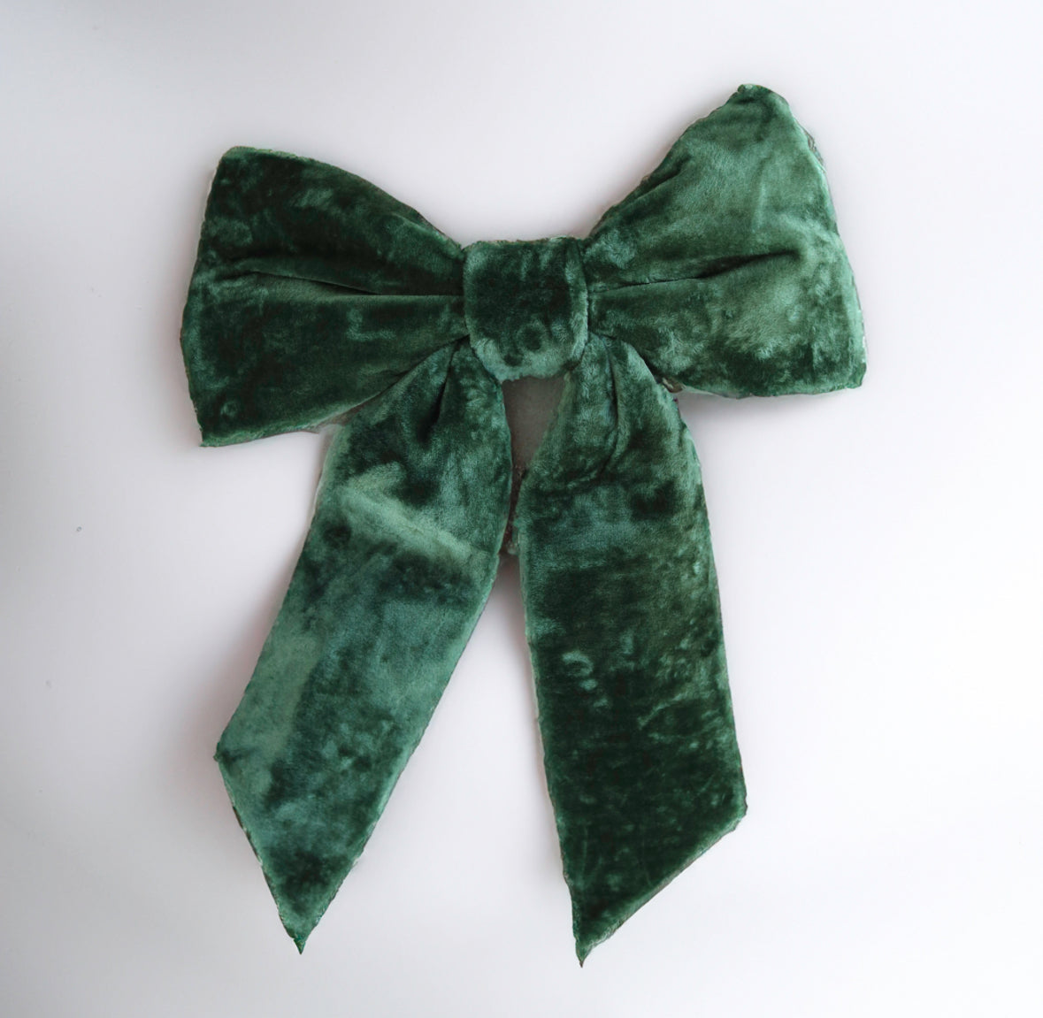 Giant Green Velvet Bow