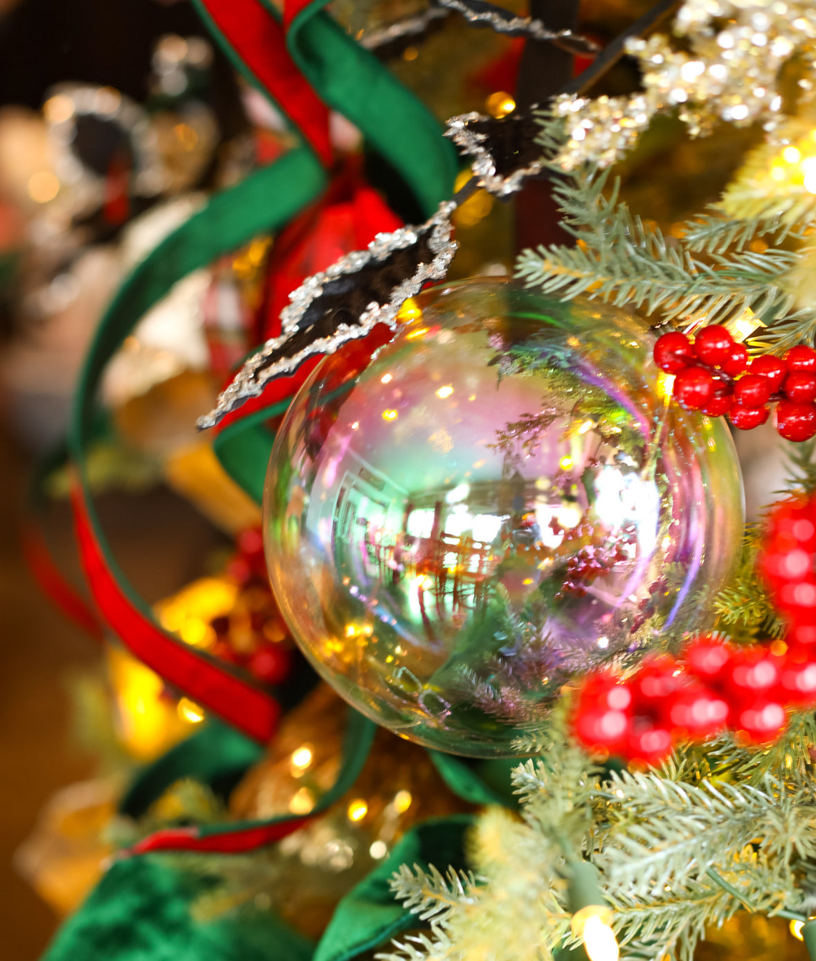 Transparent Ball Ornament - Available in Two Colors