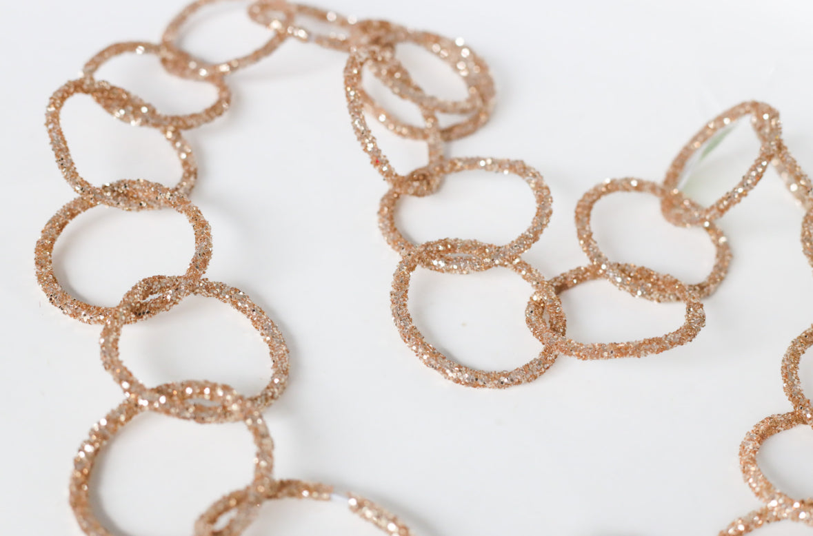 Champagne Beaded Jewel Chain Garland