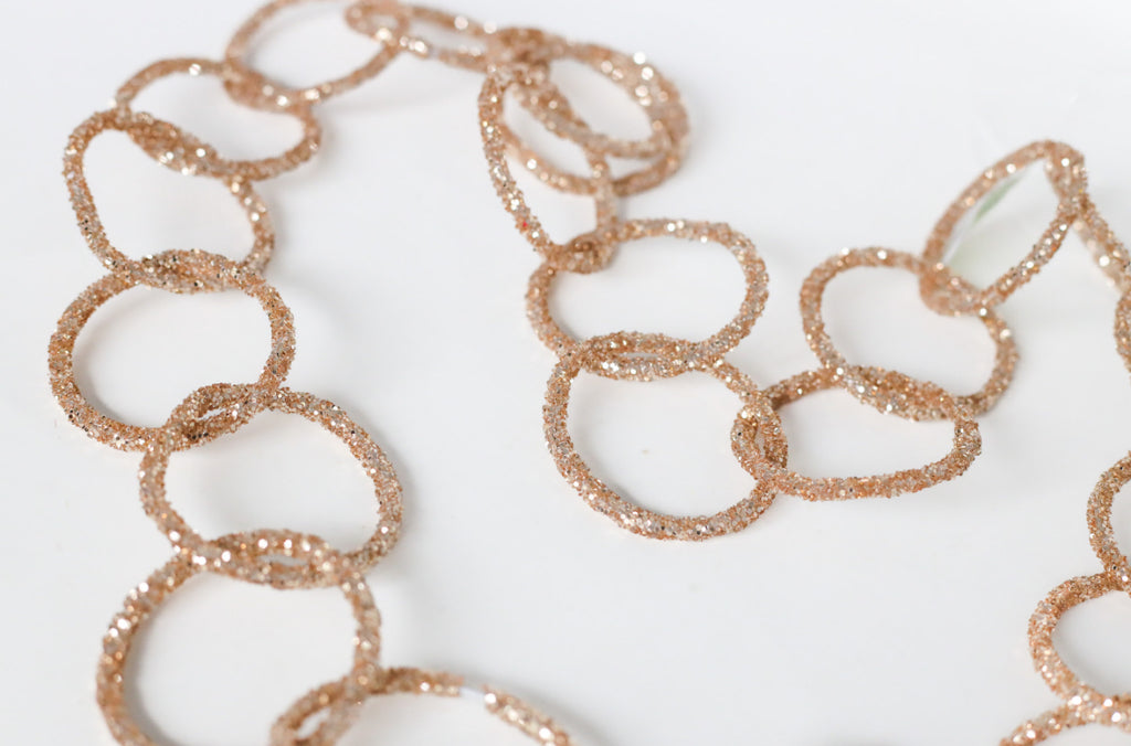 Champagne Beaded Jewel Chain Garland