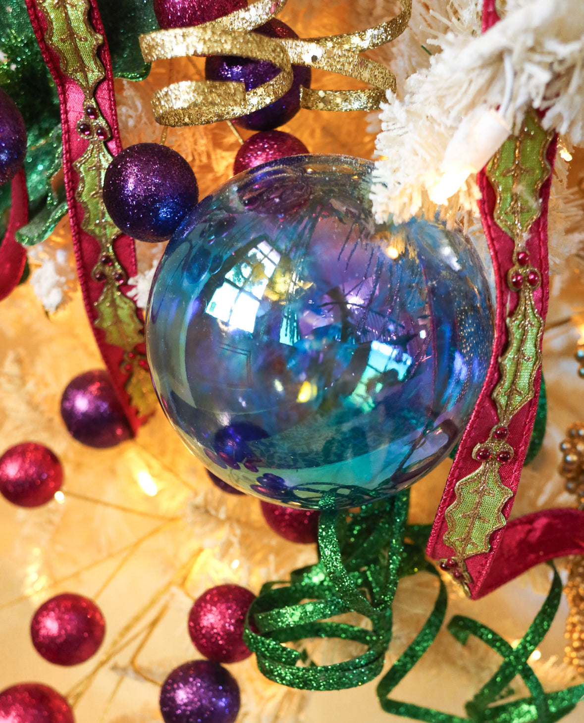 Transparent Ball Ornament - Available in Two Colors