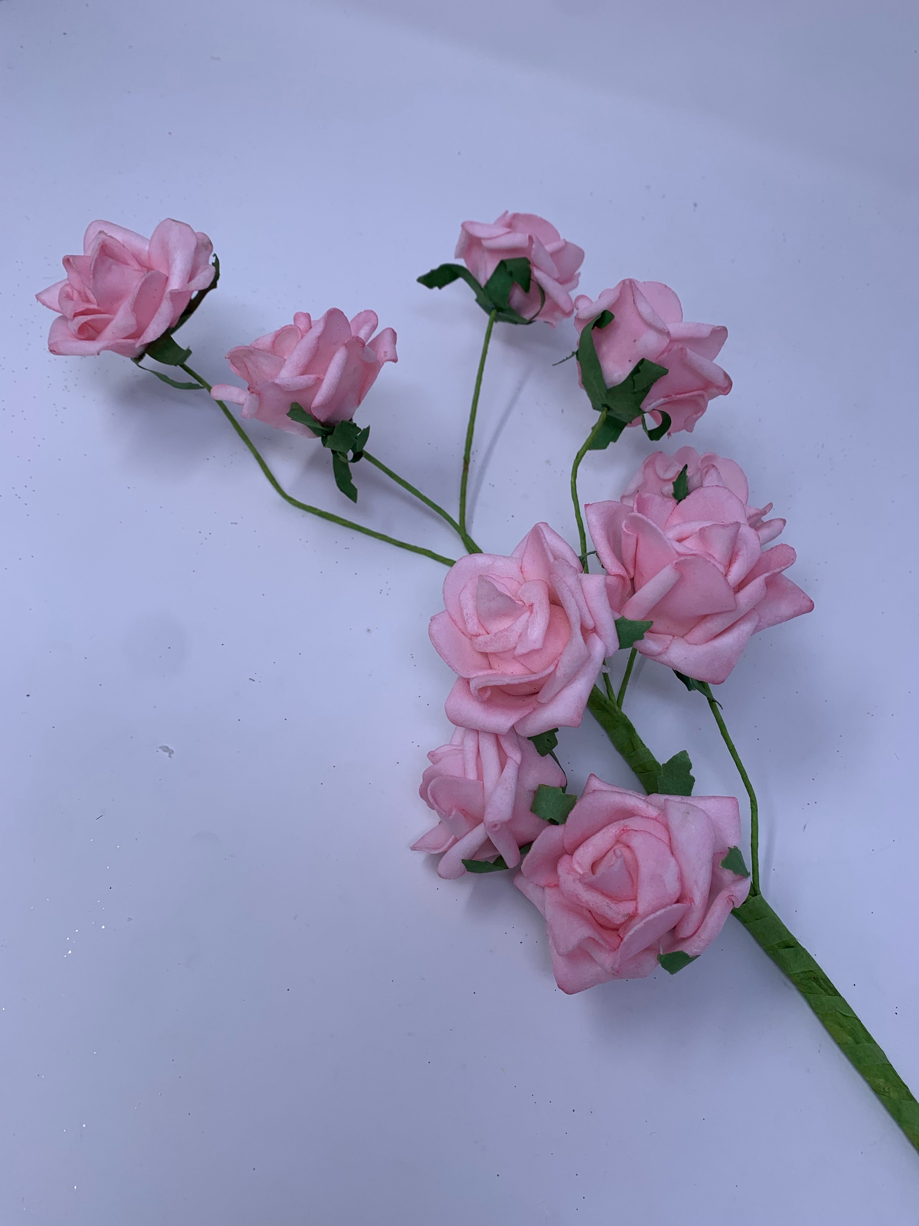 Rose Sprig - Available in Pink and White