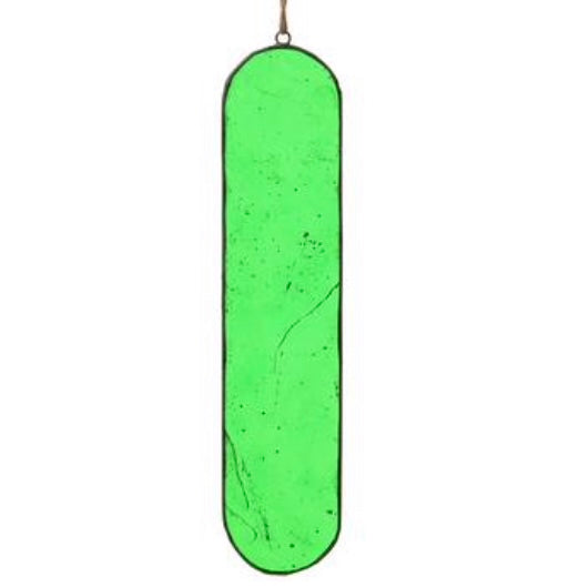 Green Glass Ornament - Available in Two Sizes