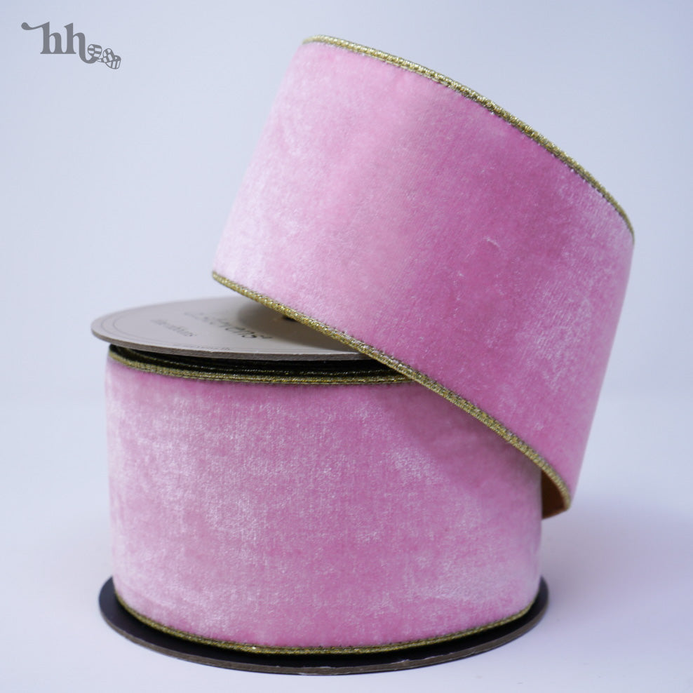 Pink Garnet Velvet Silk Ribbon – HoneySilks & CO