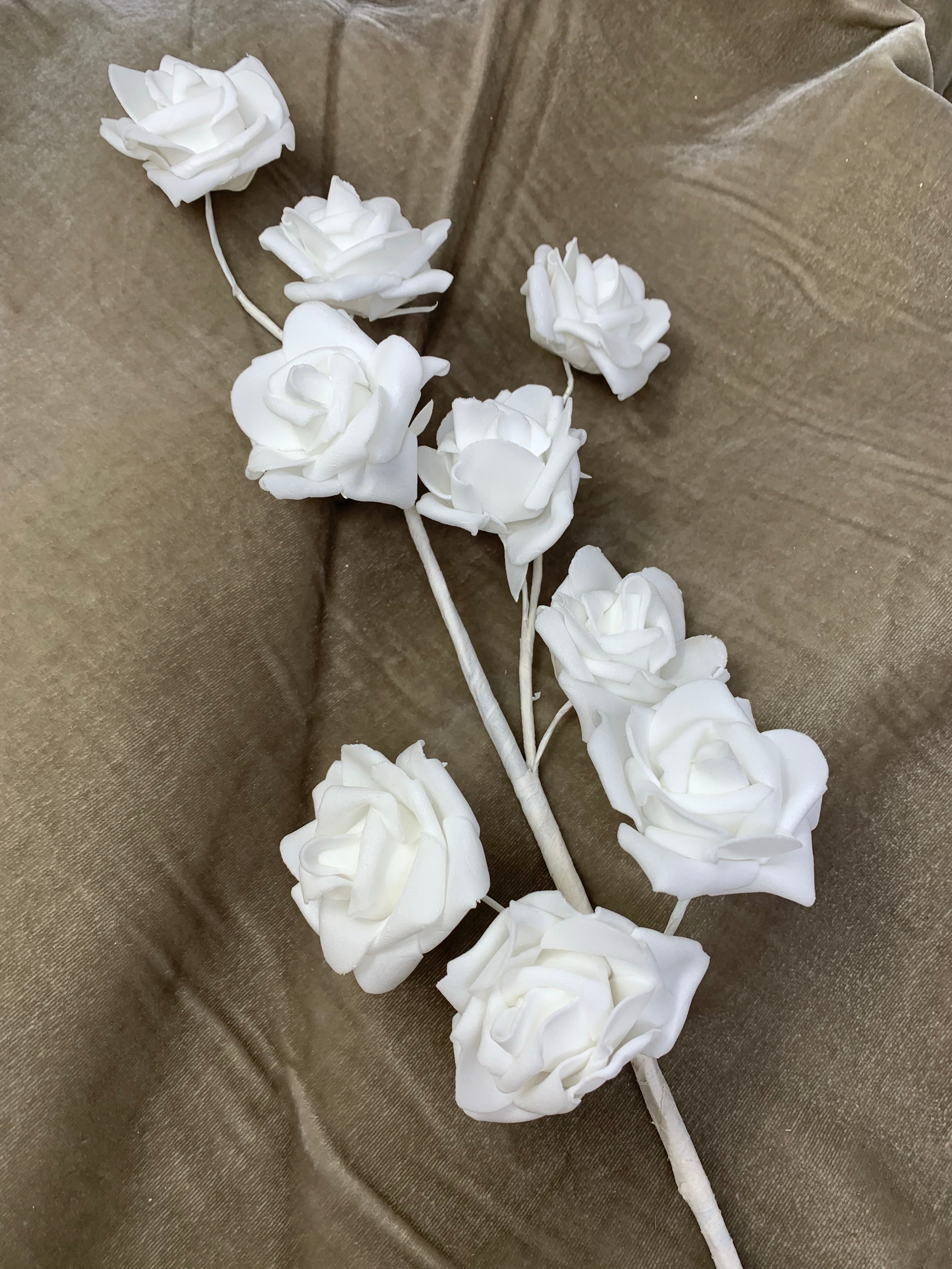 Rose Sprig - Available in Pink and White