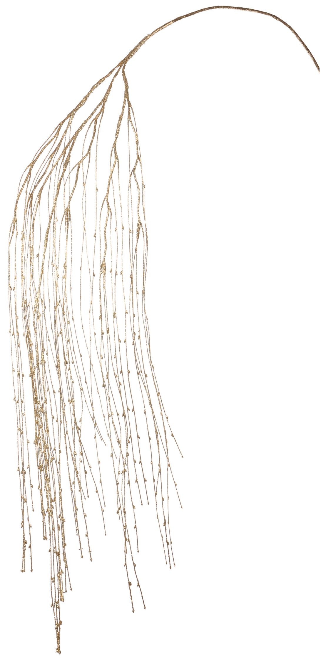 Glittered Willow Hanging Spray - Available in White