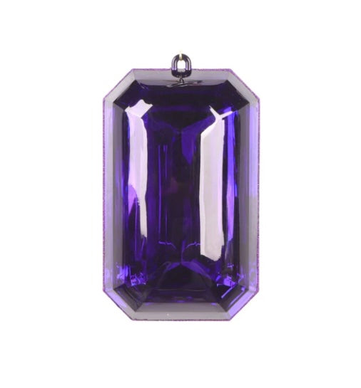 Emerald Jewel Ornament - Available in Nine Colors