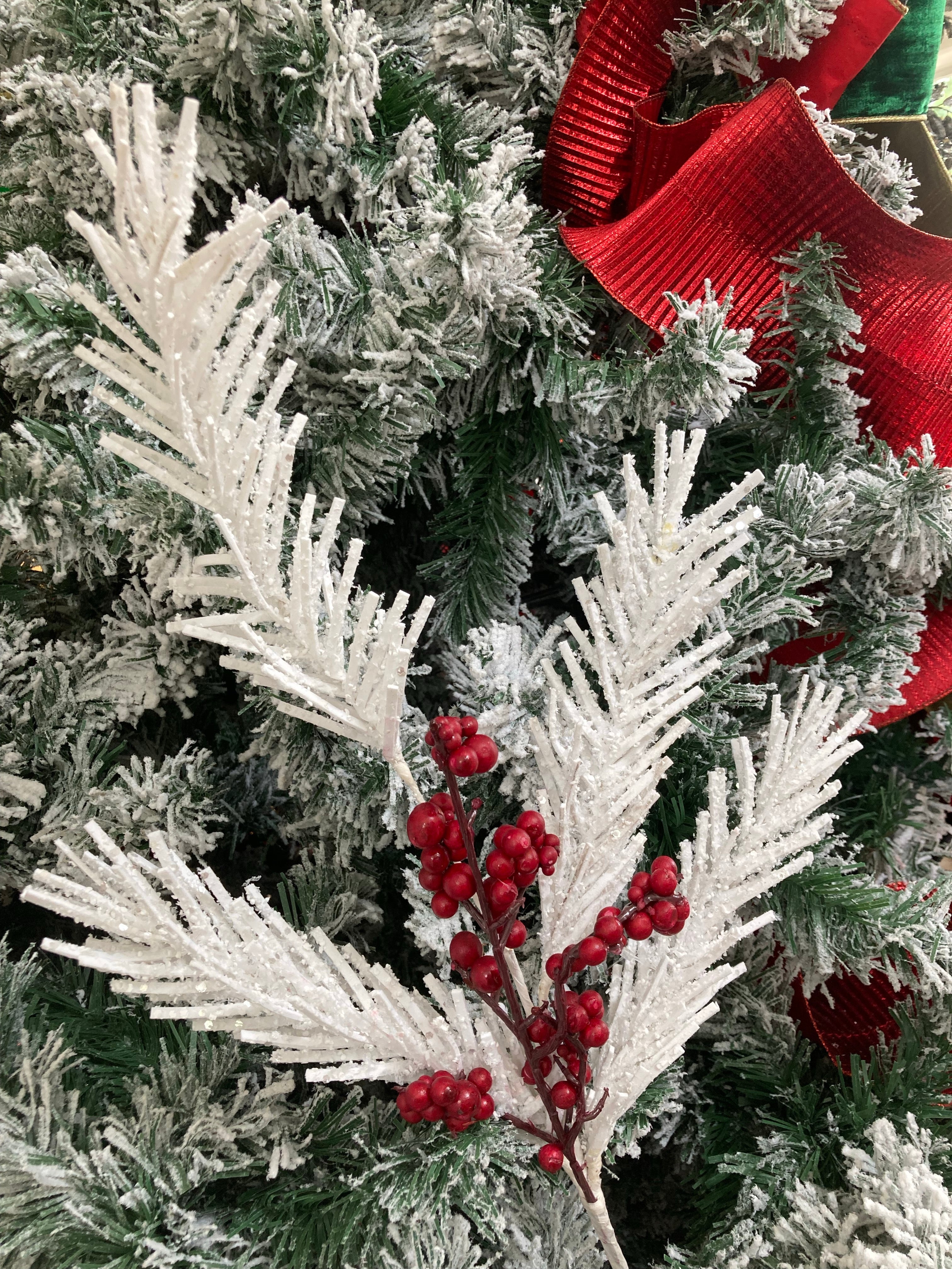 White Pine and Berry Stem