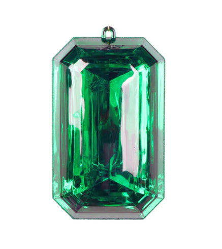 Emerald Jewel Ornament - Available in Nine Colors